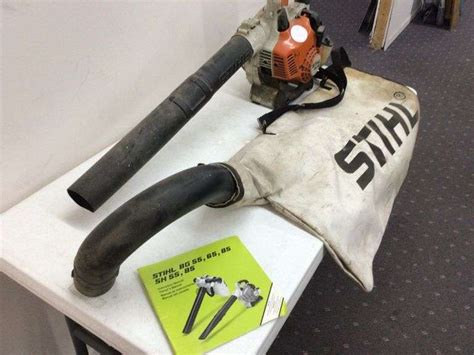 STIHL HANDHELD BLOWER WITH VAC ATTACHMENT - Currie Auction Service