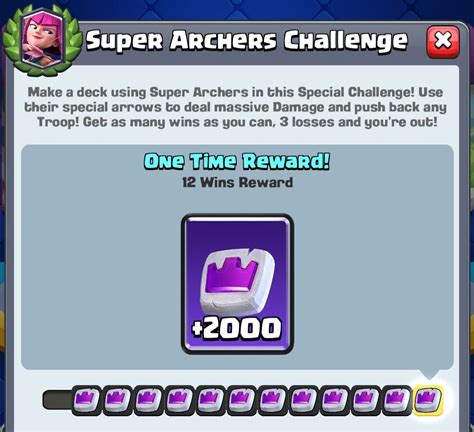 Clash Royale On Twitter A Wild Challenge Appeared 🥷 Build Your Best Super Archers Deck To Get