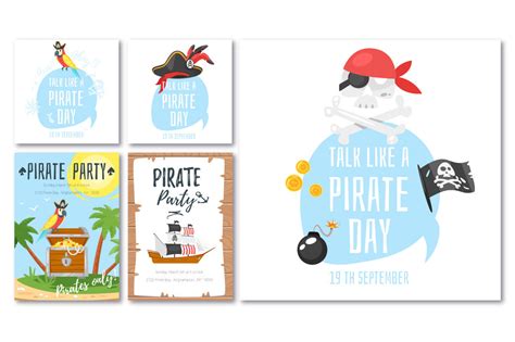 Ahoy Pirates By Cartoon Time Thehungryjpeg