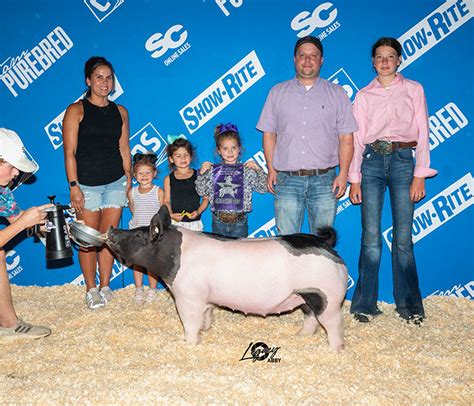 Th Overall Crossbred Gilt Team Purebred National Jr Show