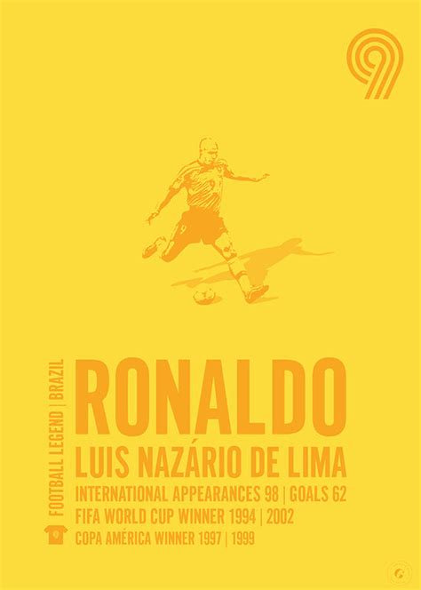 Buy Ronaldo Nazario Posters Online Brazilian Football Legend Posters