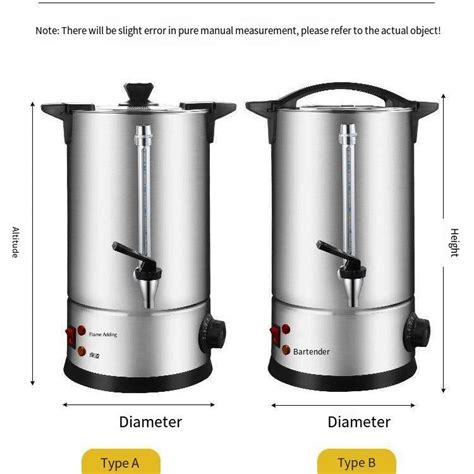Electric Water Coffee Chocolate Or Tea Boiler Urn With Dispenser Automatic Coffee Urn And Hot