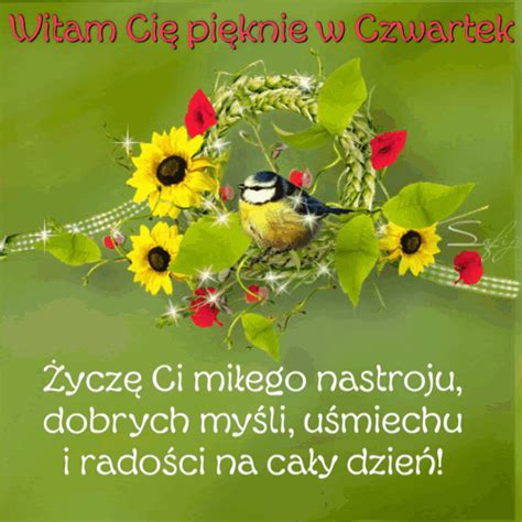 Życzenia na czwartek Życzenia na GifyAgusi pl