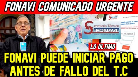 Fonavi Devolucion Lo Ultimo Se Puede Iniciar Pagos Antes De Fallo Del