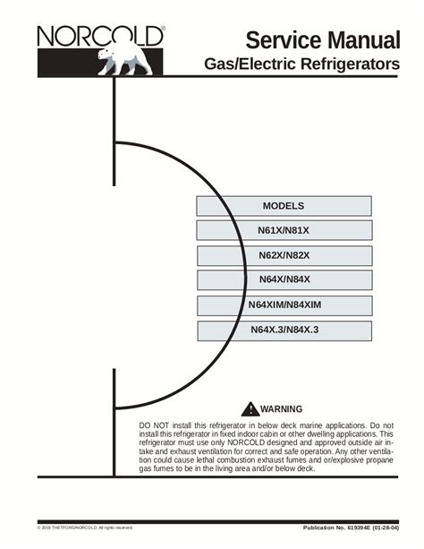 Norcold 1210im Troubleshooting Guide