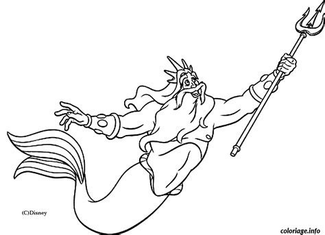 Coloriage Sirene Jecolorie