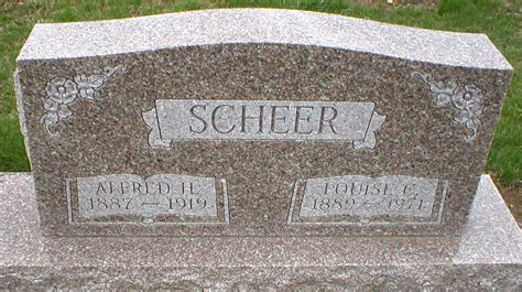 Alfred Henry Scheer 1887 1919 Mémorial Find a Grave