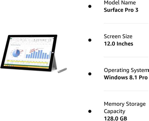 Microsoft Surface Pro 3 128 Gb Intel Core I5 Renovado Yaxa Store