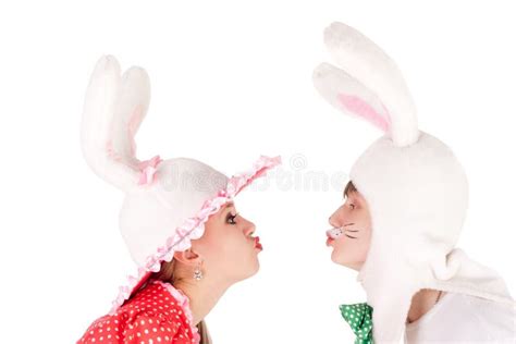 Two Bunnies Kissing Stock Photos - Free & Royalty-Free Stock Photos ...