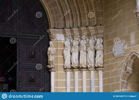 Pretty Gothic Cathedral Of Evora Stock Photo Image Of Architecture