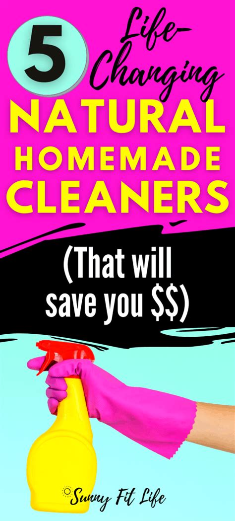 How To Make Natural Homemade Cleaners DIY Non Toxic Cleaning Products