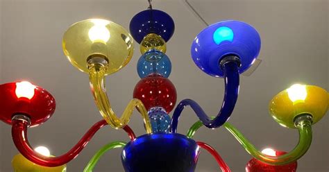 Lampadari Moderni In Vetro Di Murano Contemporanei Colorful