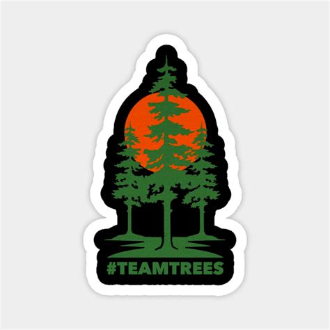 Team Trees Logo - Team Trees - Magnet | TeePublic