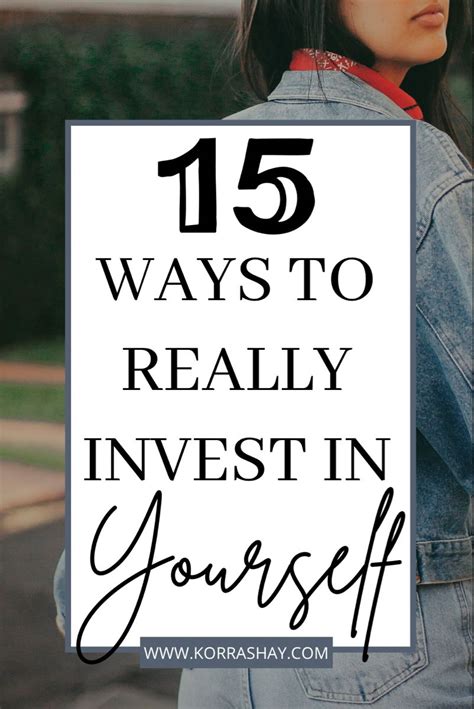 Invest In Yourself For Your Best Life Successful Ways Artofit