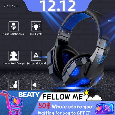 【ส่งของจากประเทศไทย】beaty Gaming Headphone หูฟังเกมมิ่ง พร้อมไมค์ หูฟังเล่นเกม หูฟังสำหรับเล่น