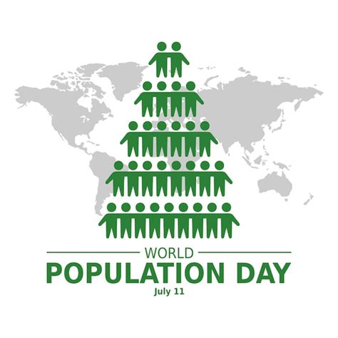 Premium Vector World Population Day Creative Concept Design For