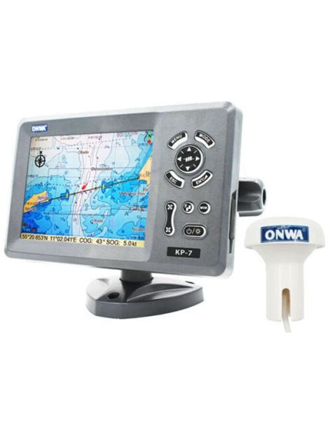 ONWA KP 7A KP 7A 7 GPS Chart Plotter With Class B AIS Transponder