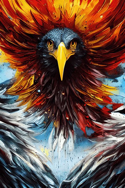 Splash Art Eagle · Creative Fabrica