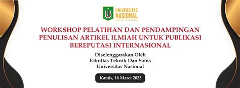 Workshop Pelatihan Dan Pendampingan Penulisan Artikel Ilmiah Jurnal