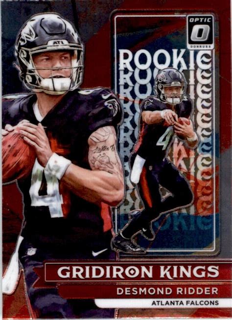 Donruss Optic Rookie Gridiron Kings Desmond Ridder Atlanta Falcons