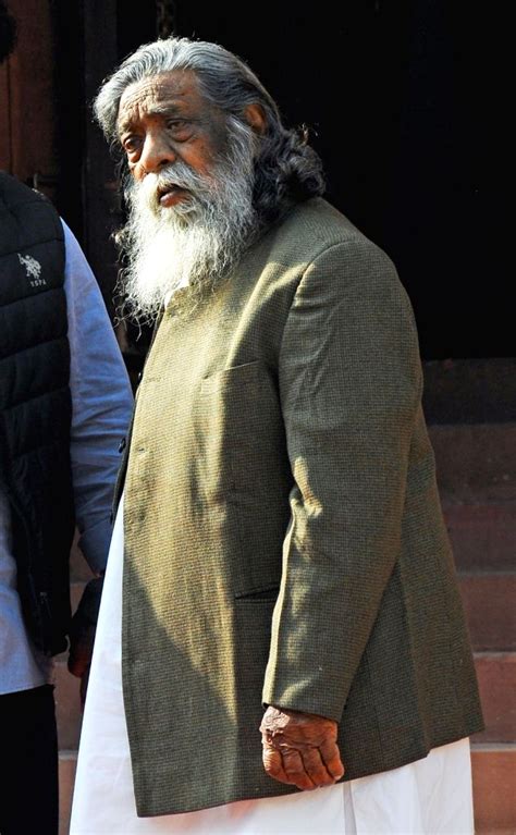 Jmm Mp Shibu Soren At Parliament During The Ongoing Winter Session