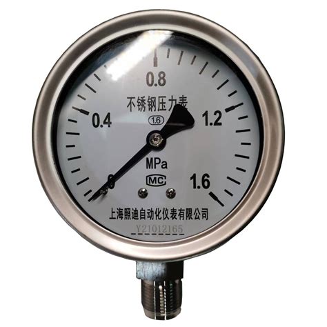 Oil Filled Stainless Steel Bourdon Pressure Gauge For Chemical Industry