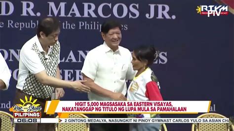 Higit 5000 Magsasaka Sa Eastern Visayas Nakatanggap Ng Titulo Ng Lupa