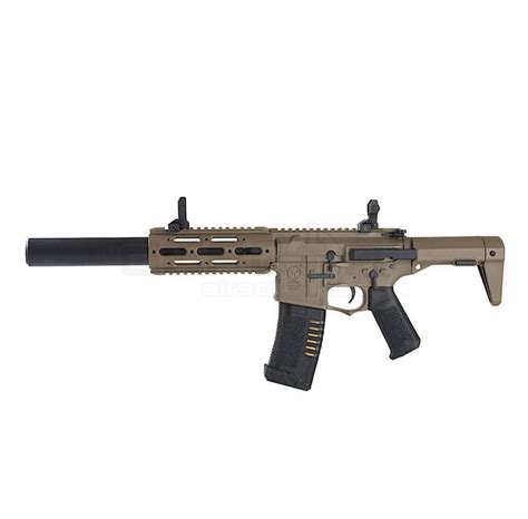 Ares Amoeba Honey Badger Am Airsoft Rifle Tan Defcon Airsoft