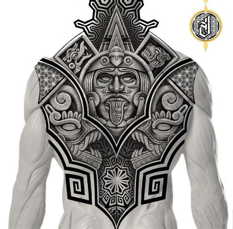 Mayan Tattoos Mexican Art Tattoos Back Piece Tattoo Chest Piece