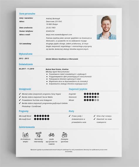 Szablony Curriculum Vitae Klasyczne I Nowoczesne Pobierz W Pdf