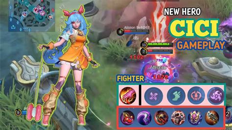 NEW HERO CICI FIGHTERCARA MAIN HERO BARU CICI FIGHTER EMBLEM BUILD