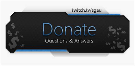 Donate - Png Donation Twitch Panel, Transparent Png - kindpng