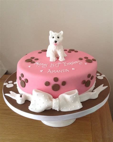 Westie Dog Lovers Cake Dog Birthday Cake Dog Cakes Dog Lover Cake