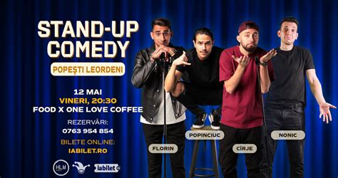 Bilete Popești-Leordeni: Stand-up comedy cu Cîrje, Florin, Nonic și ...