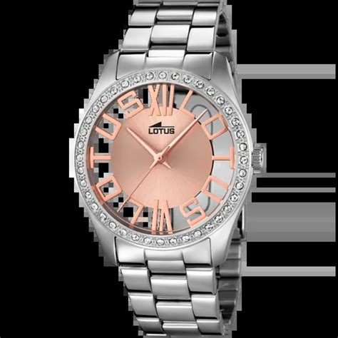 Reloj Lotus Para Mujer 18126 Trendy Caja De Acero Inoxidable 316l Gris Plata Miravia