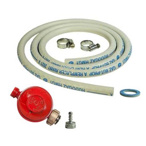 PROWELTEK Kit connexion gaz complet pour appareils à gaz détendeur