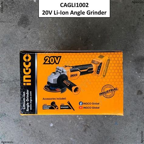 Ingco Cagli V Li Ion Angle Grinder Everything Else On Carousell