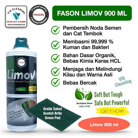 Jual Pembersih Noda Semen Cat Pada Keramik Granit FASON Limov 900