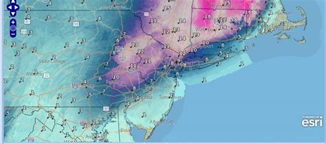 Winter Storm Warning National Weather Service Snow Forecast Maps ...