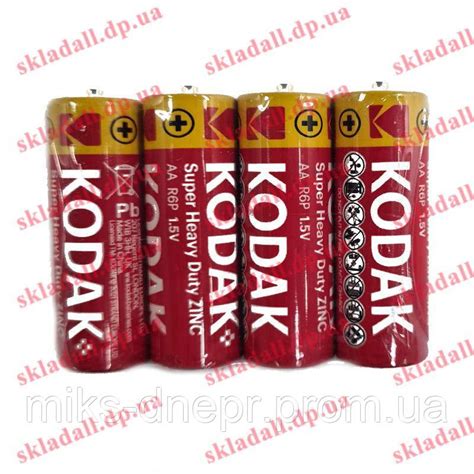 Батарейка R6 Kodak Long Life ,Цена 1шт (trey По 4шт) AA — Купить ...