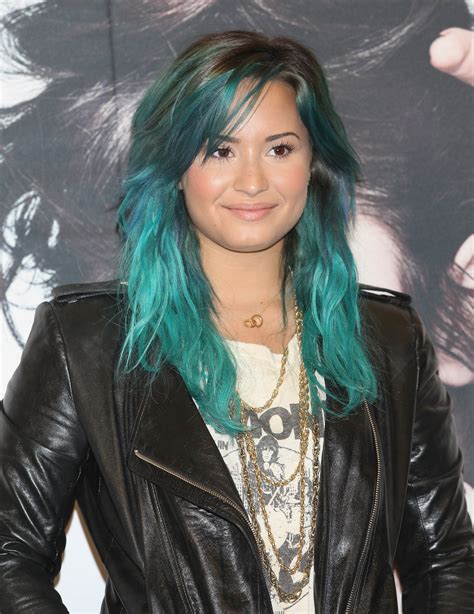 Demi Lovato Dyed Her Hair Neon Green — Photos | Allure