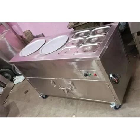 Ss Commercial Food Warmer With Round And Square Port Bain Marie At