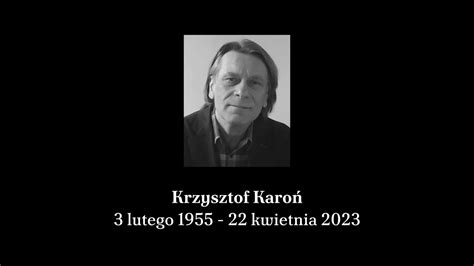 Krzysztof Karoń esencja YouTube