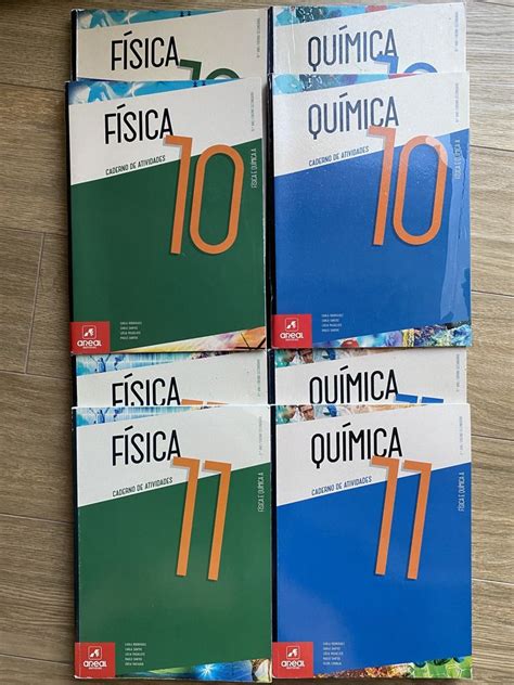 Manuais e c de atividades de Física e Química A da areal 10 11