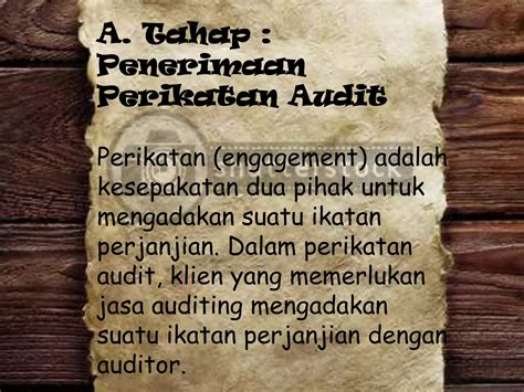 Penerimaan Perikatan Dan Perencanaan Audit PPT