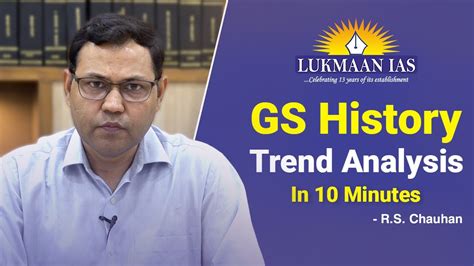 Gs History Trend Analysis In Minutes By R S Chauhan Lukmaan Ias