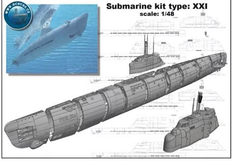 Type Xxi U 2540 Scale 1 48