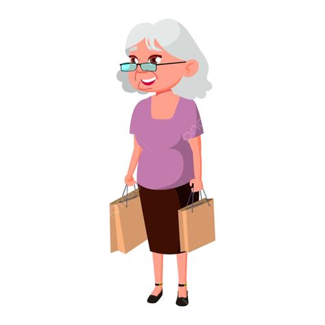 Woman Pose Vector Hd PNG Images Old Woman Poses Vector Senior Design