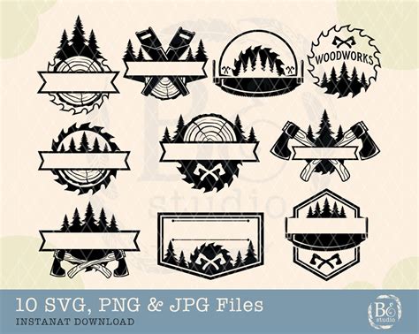 Lumberjack Svg Bundle Wood Cutter Svg Chainsaw Svg Logging Shirt