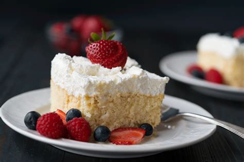 Pastel de Tres Leches (Tres Leches Cake) with Fresh Berries Recipe ...